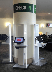 Clearwave patient check in kiosk at medical office 