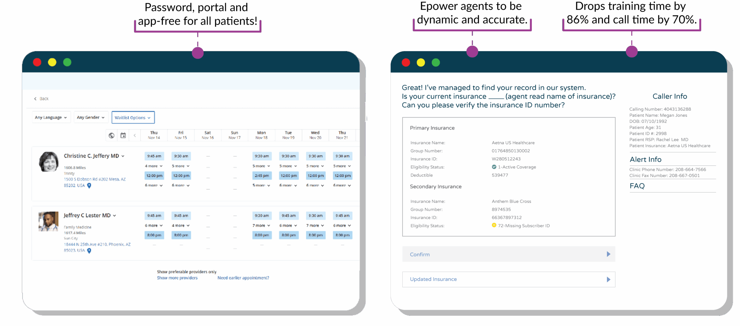 Tabular modules-Call Center
