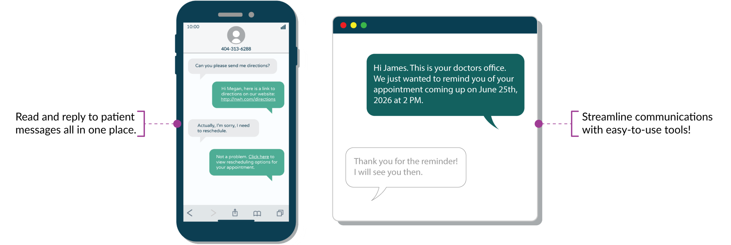 Tabular modules-Two way Text